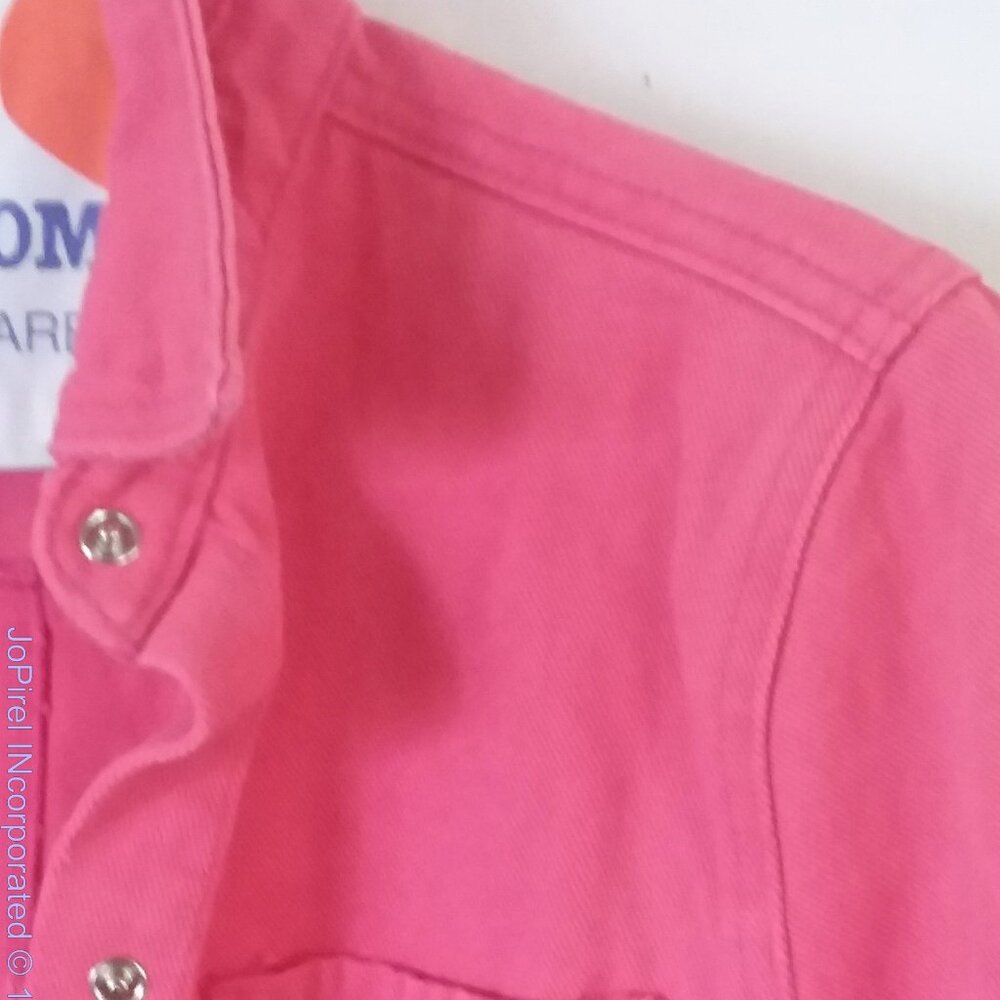 Pink Ripped Jean Jacket - Picture 7 of 9